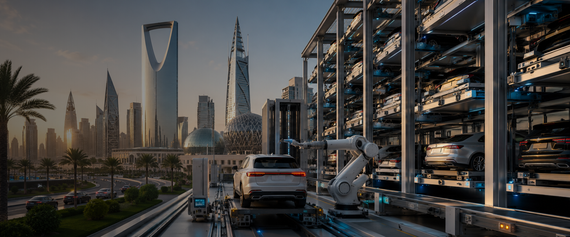 Robotic and automated parking systems in Saudi Arabia