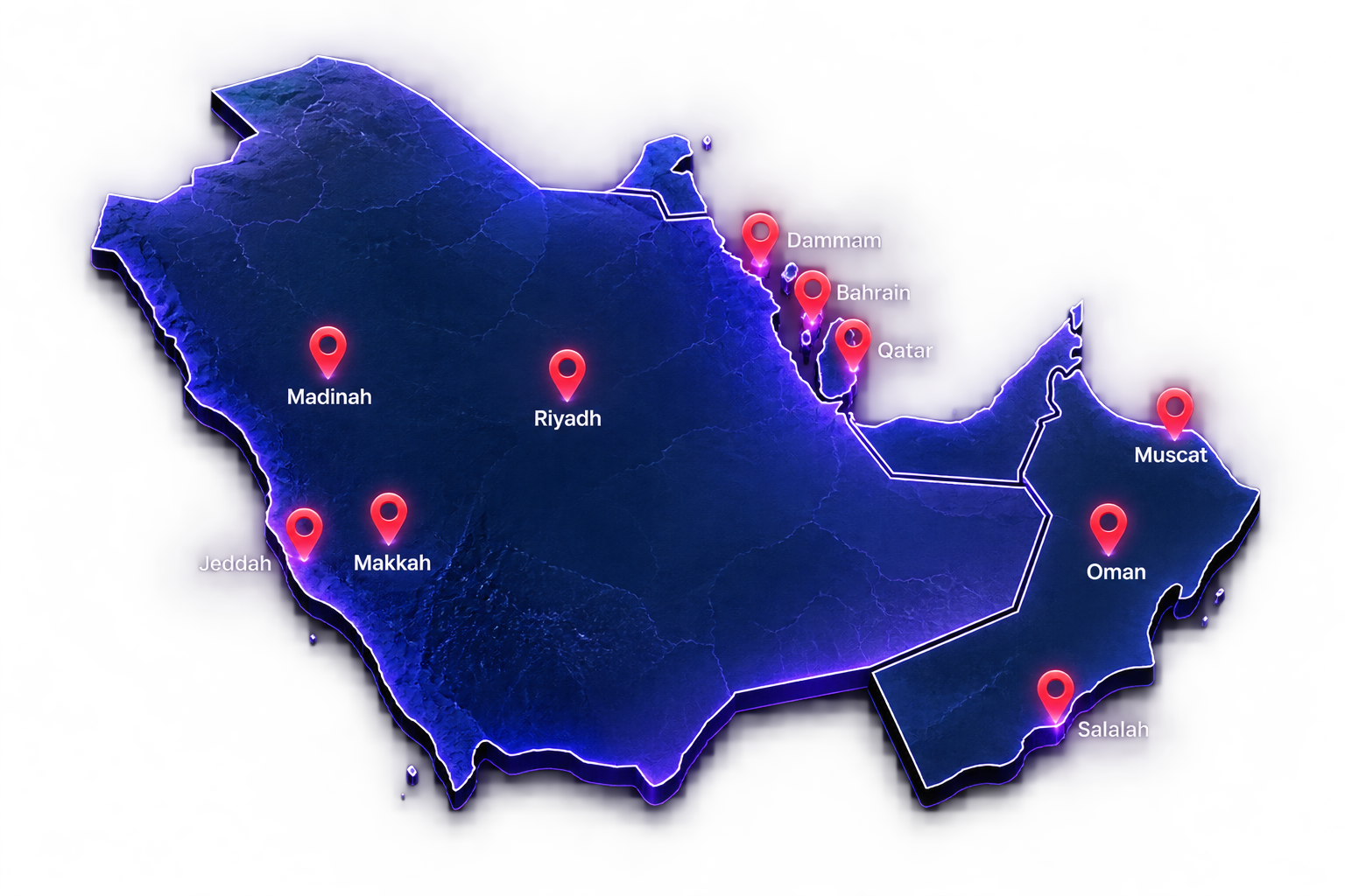 KTC projects and regional presence across the Middle East